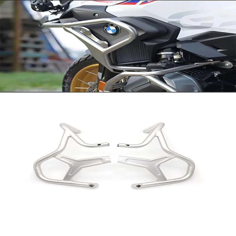 

Motorcycle Crash Bar Extensions Bumper Frame Protection Tank Guard Protector Engine TankGuardBumper For BMW R1250GS ADV 2014-18