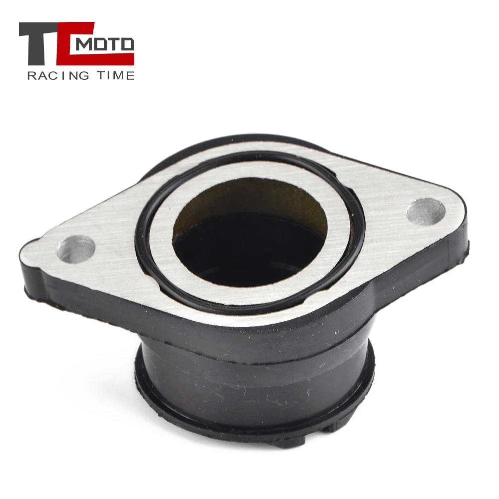 TCMOTO For Yamaha TW200 TRAILWAY 1987-2010 Carburetor Adapter Inlet Intake Pipe Rubber Mat Replace No. 2JX-13586-00 2JX1358600