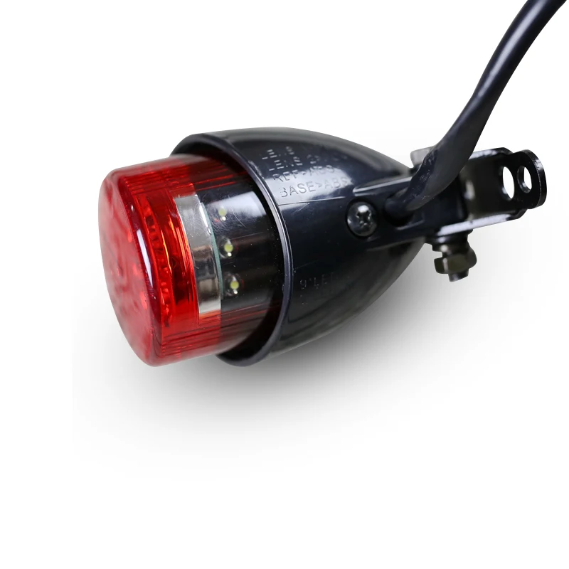 Universal Vintage Motorcycle Cafe Racer Brake Light Super Bright Rear Light CE Certificated Round LED Rear Light Tail Light