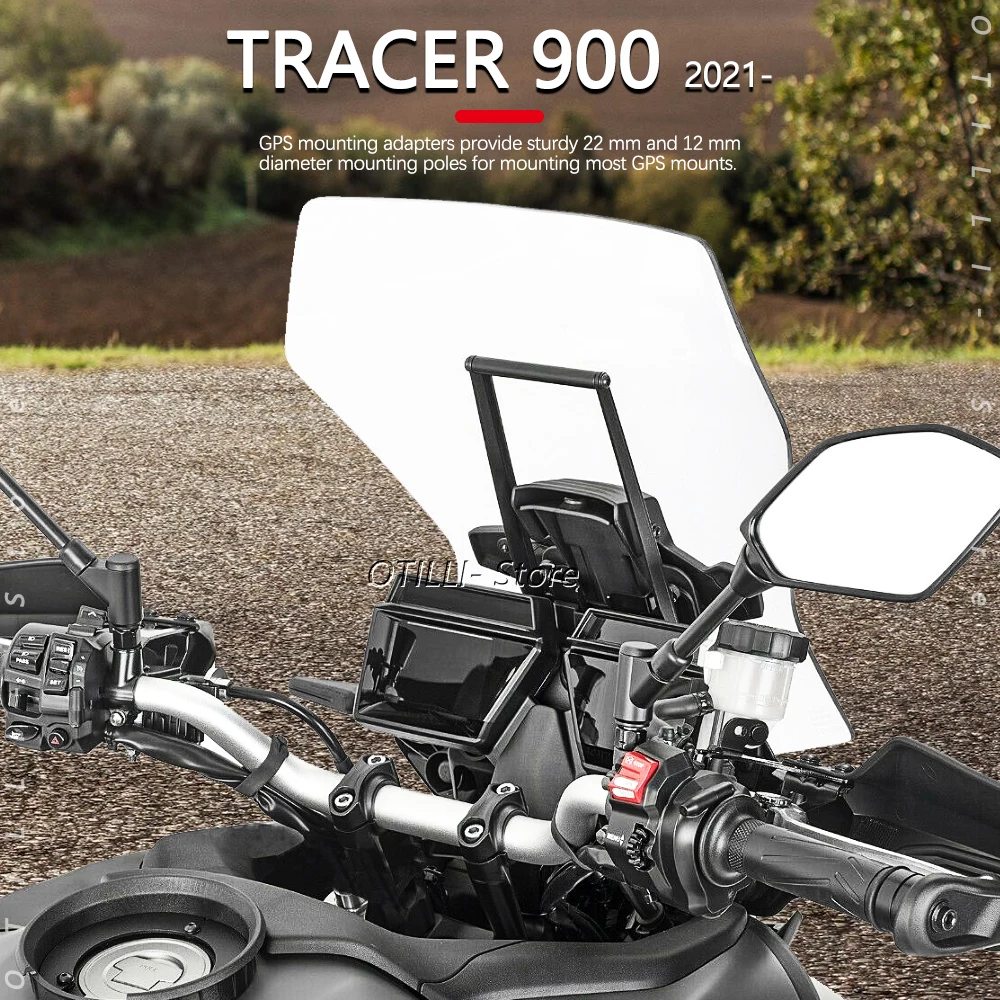 

For YAMAHA TRACER 900 TRACER 9 GT 2021 NEW Motorcycle Windshield Stand Holder Phone Mobile Phone GPS Navigation Plate Bracket