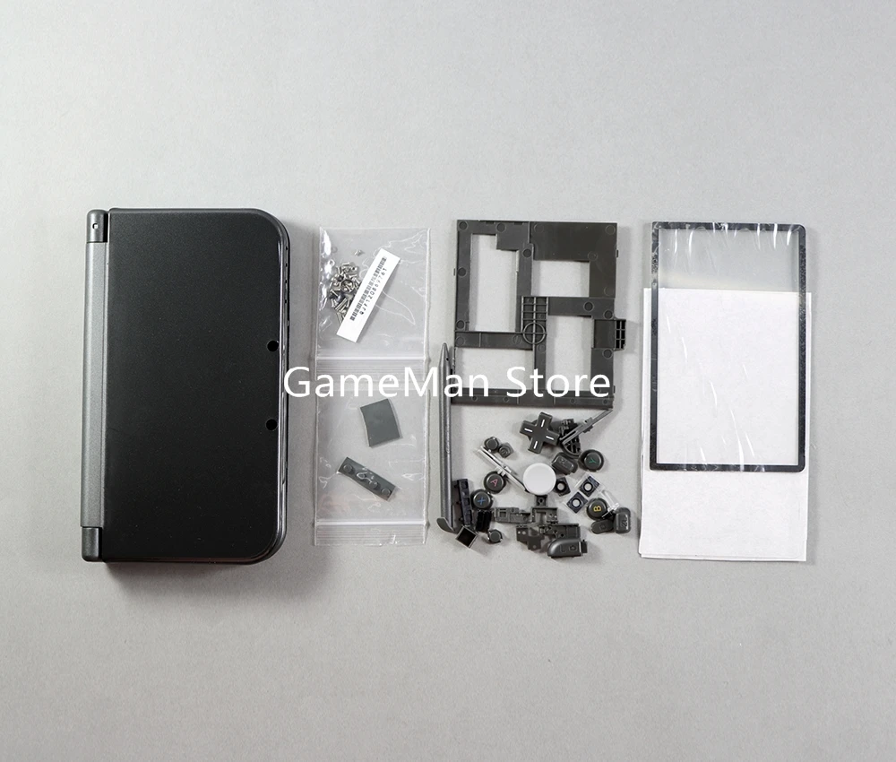 1set Full Set Housing Shell Case with Buttons Screws Replacement Console Case Faceplate Cover Plate For NEW 3DS LL/XL