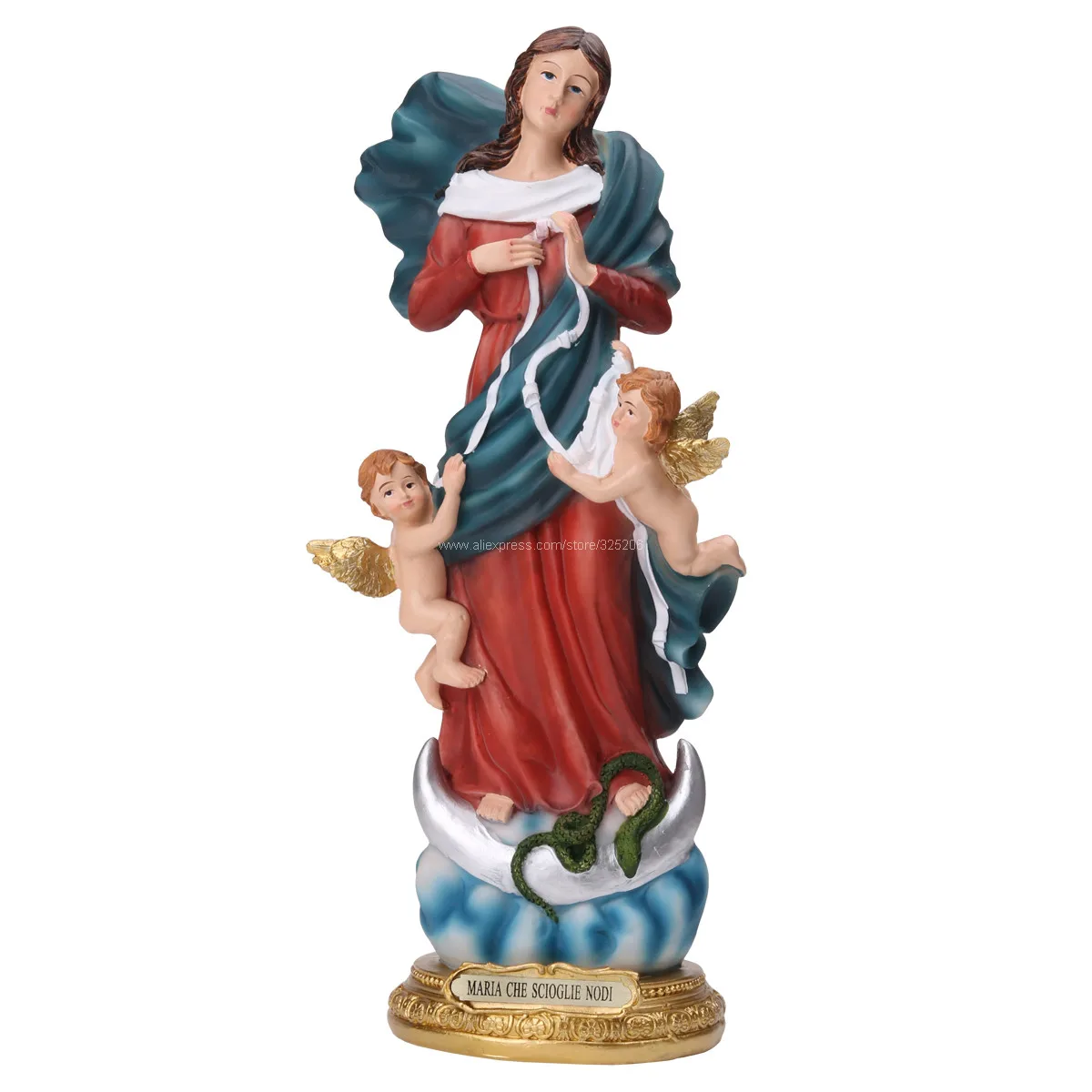 Virgin Mary Untier Our Lady Undoer of Knots Catholic Statue Figure Sculpture for Home Church Decoration 30cm 11.8inch NEW