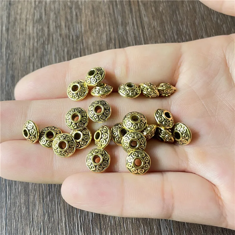 JunKang Charm Discs Separated Beads Loose Fashion Jewelry Making DIY Handmade Bracelets Necklace Earrings Accessories