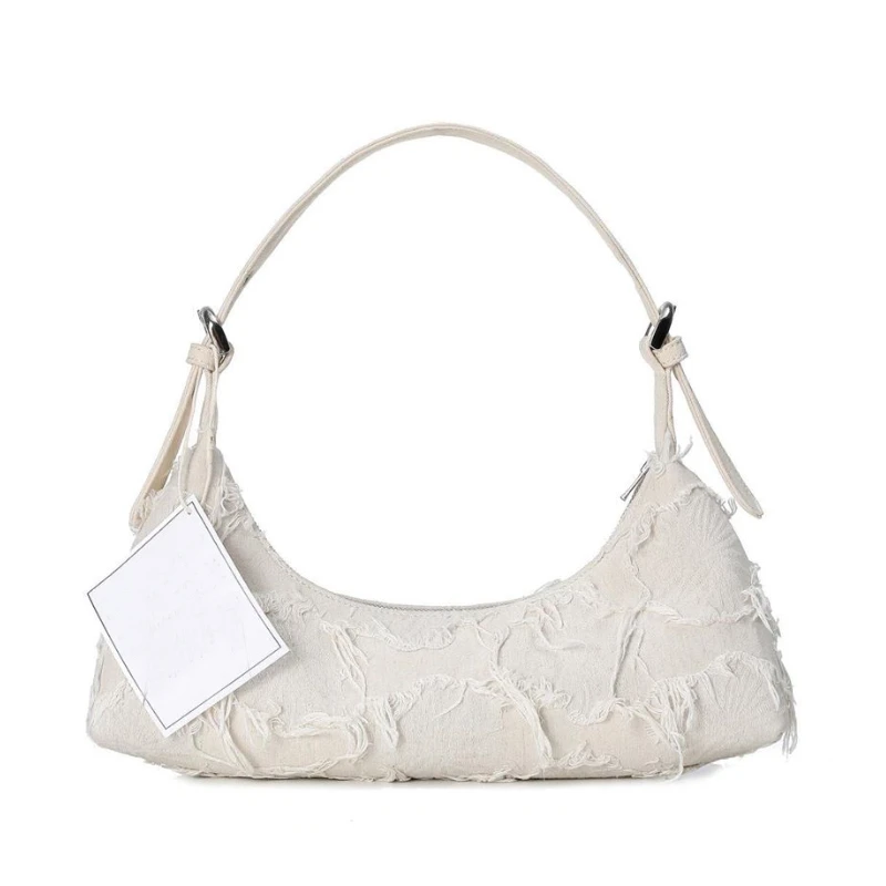 Sac sous les bras en toile ChimPatchwork pour femme, pochette rétro, sac à main design, sacs initiés de luxe