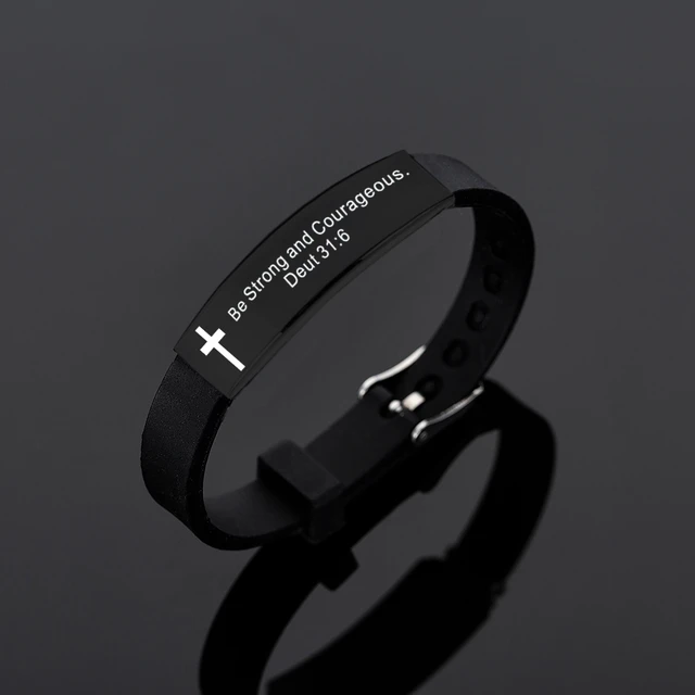 Scripture bracelets rubber deals