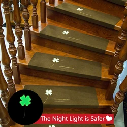 5/10pcs Luminous Self-adhesive Non-slip Stair Carpet Mat Floor DIY Cut Out Protector Mats Safety for Kids Elders Pets Wholesale