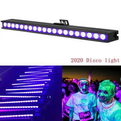 UV Violet Black LED Disco Lights, DJ Par Lamp para a festa, Xmas Bar Lamp, DJ Laser Stage, Wall Washer Spot Light, 15W, 20 LED