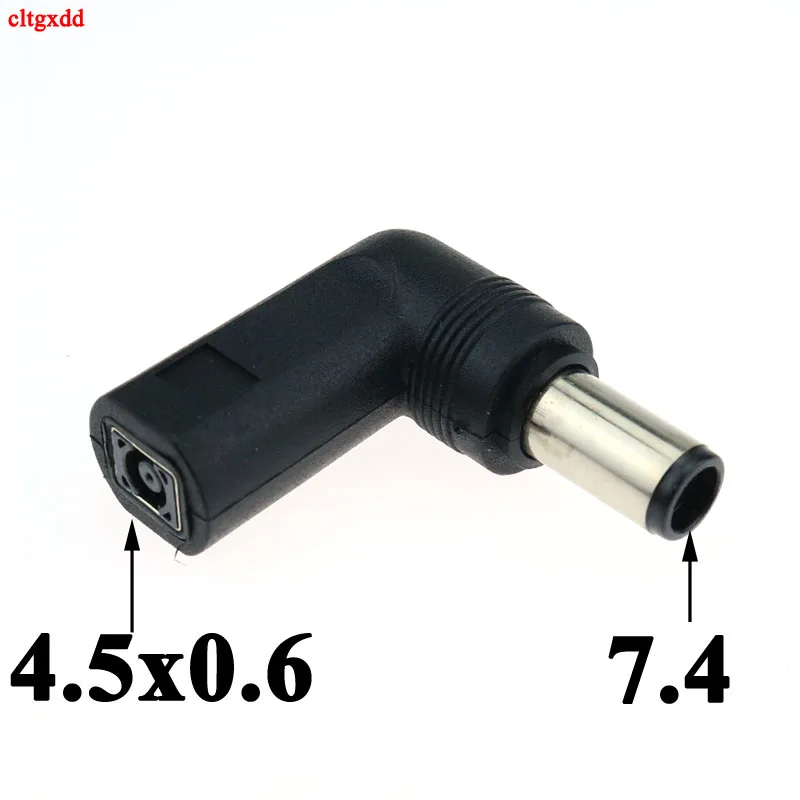 1X DC 7.4 x 5.0 mm 7.4*0.6 female to 7.4*5.0 4.5*0.6 4.8*1.7mm 5.5*2.1/5.5x2.1mm male jack for HP DELL laptop power adapter plug