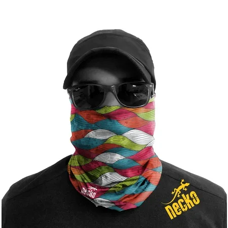 Necko Colorful Striped Buff Bandana Face Mask-DN057 460044558