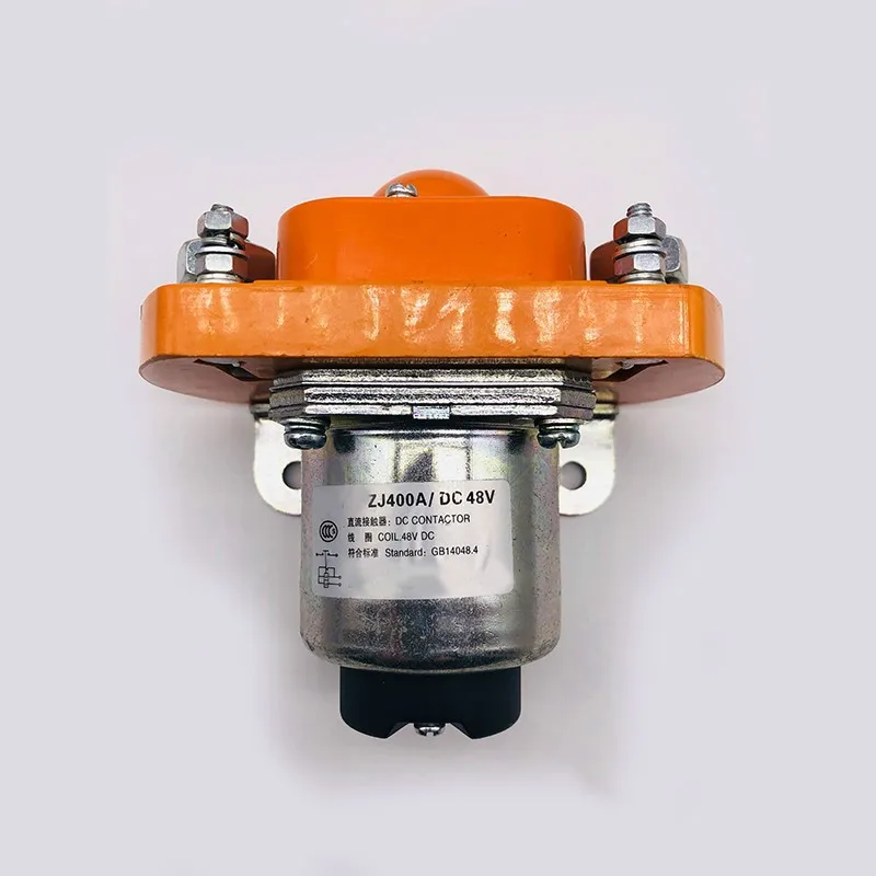 MZJ400A 1NO Normal-Open 12V 24V 36V 48V 60V 72V 400A DC Contactor for Motor Forklift Electromobile Grab Wehicle Car Winch