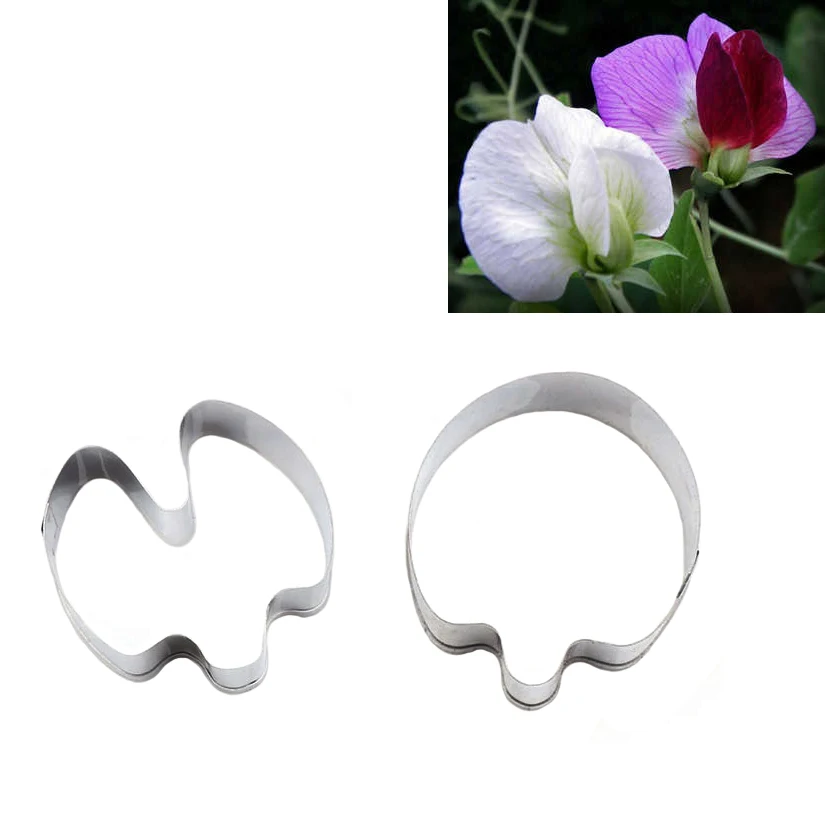2 Pcs/Set Pea Flowe…