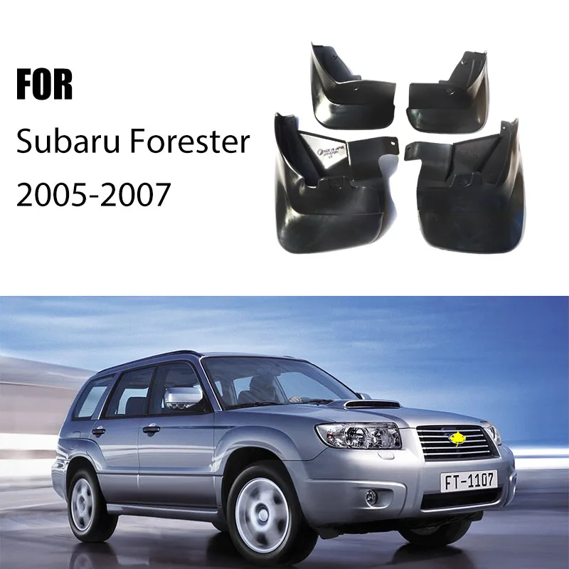 FOR Subaru Forester 2005-2007 Mudguard Fenders Splash Mudflaps Guard Fenders Mudguards Mud Flap Car accessories auto styline