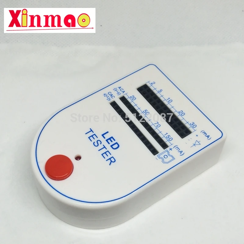 1PCS Mini Light-emitting Diode LED Tester Test Box Portable Bulb Lamp 9V 2~150mA New Current Brightness Tester