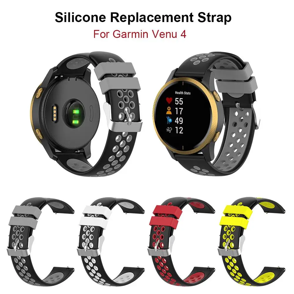 لينة ووتش الفرقة سيليكون الفرقة للغارمين فينو فينيكس 5s ل Amazfit GTS الذكية ووتش حزام معصمه لسامسونج والعتاد S3 ووتش