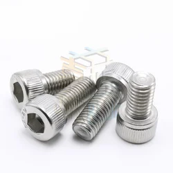 Aço inoxidável Hex cabeça de soquete Cap parafusos, rosca métrica, DIN912, M3x8 mm, M3 * 8mm, 304, 100pcs por lote