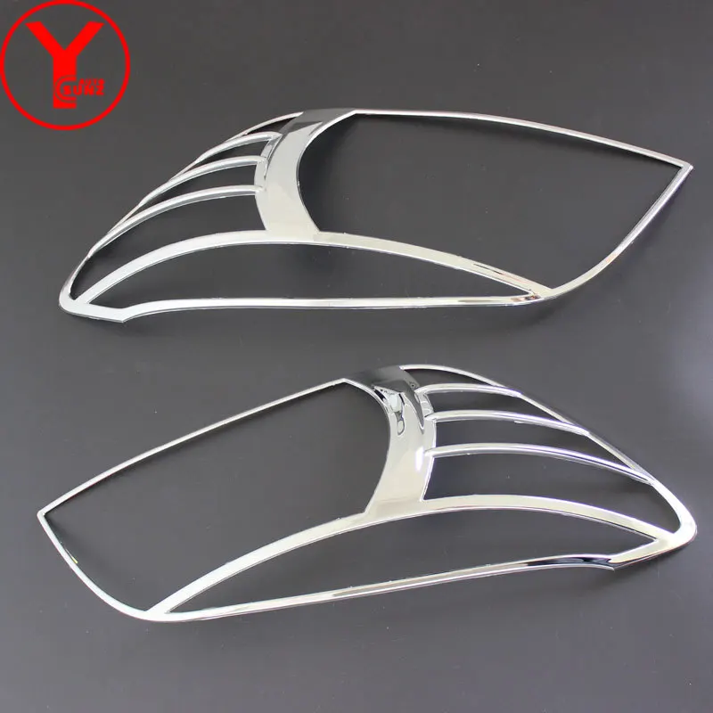 Front Lamp Trim For Toyota Rav4 Acceories HeadLight Overlay For Toyota Rav4 Rav 4 2006 2007 2008 2009 2010 2011 2012 Accessories