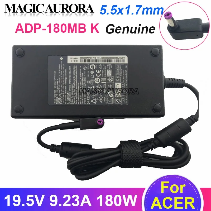 

Genuine ADP-180MB K 19.5V 9.23A 180W Adapter For Acer Nitro 5 AN515-52 Series N17C1 ASPIRE V15 V17 NITRO VN7-793G-758J Charger