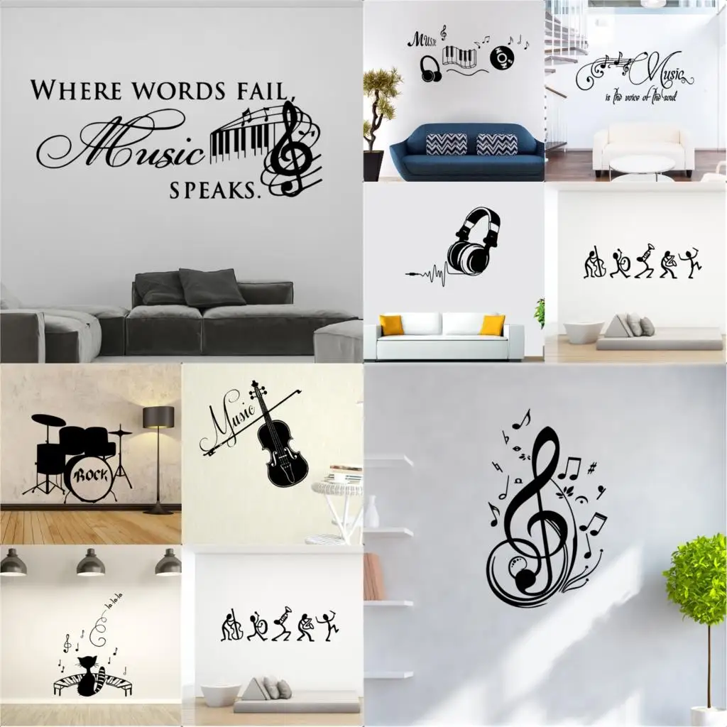 Why the Classic Music Wall Sticker is the Perfect Note for Your Home Decor