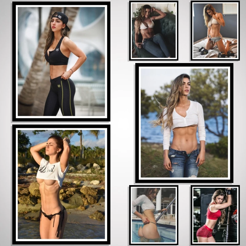 

Sexy Fitness Mode Anllela Sagra Art Silk Poster, Home Decor, Living Room