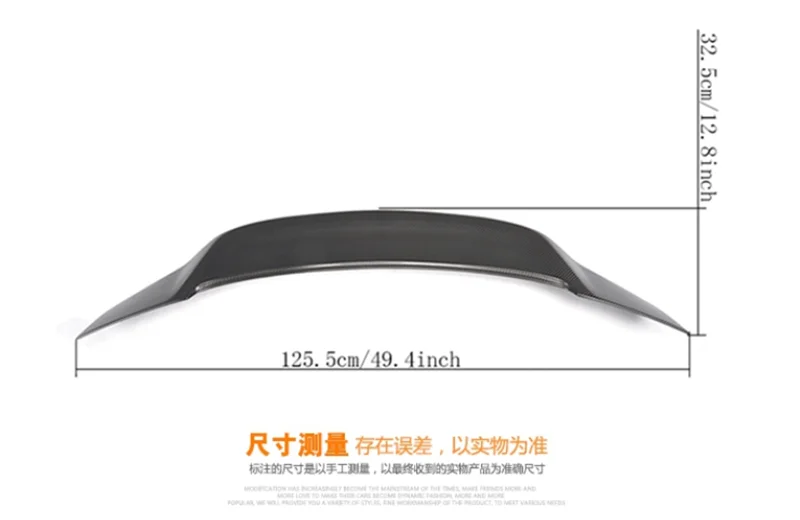 High Quality Real Carbon Fiber Spoiler For Mercedes CLS Class W218 R Style Spoiler 2011 2012 2013 2014 2015 2016