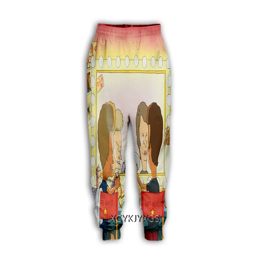 Beavis e Butt-head stampa 3D pantaloni Casual pantaloni sportivi pantaloni dritti pantaloni sportivi pantaloni da Jogging pantaloni Y08