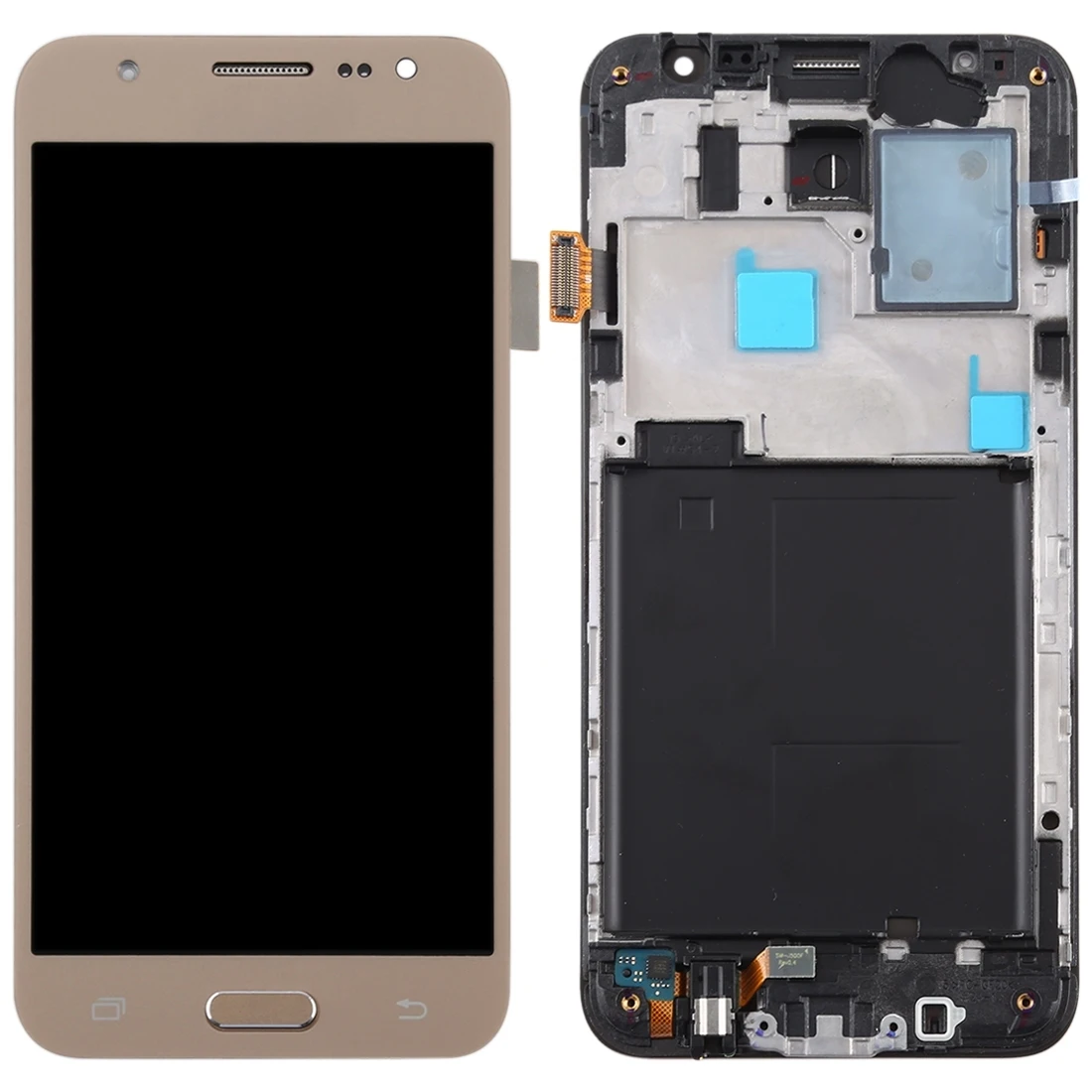 iPartsBuy for Galaxy J5 (2015) / J500F TFT Material LCD Screen and Digitizer Full Assembly with Frame