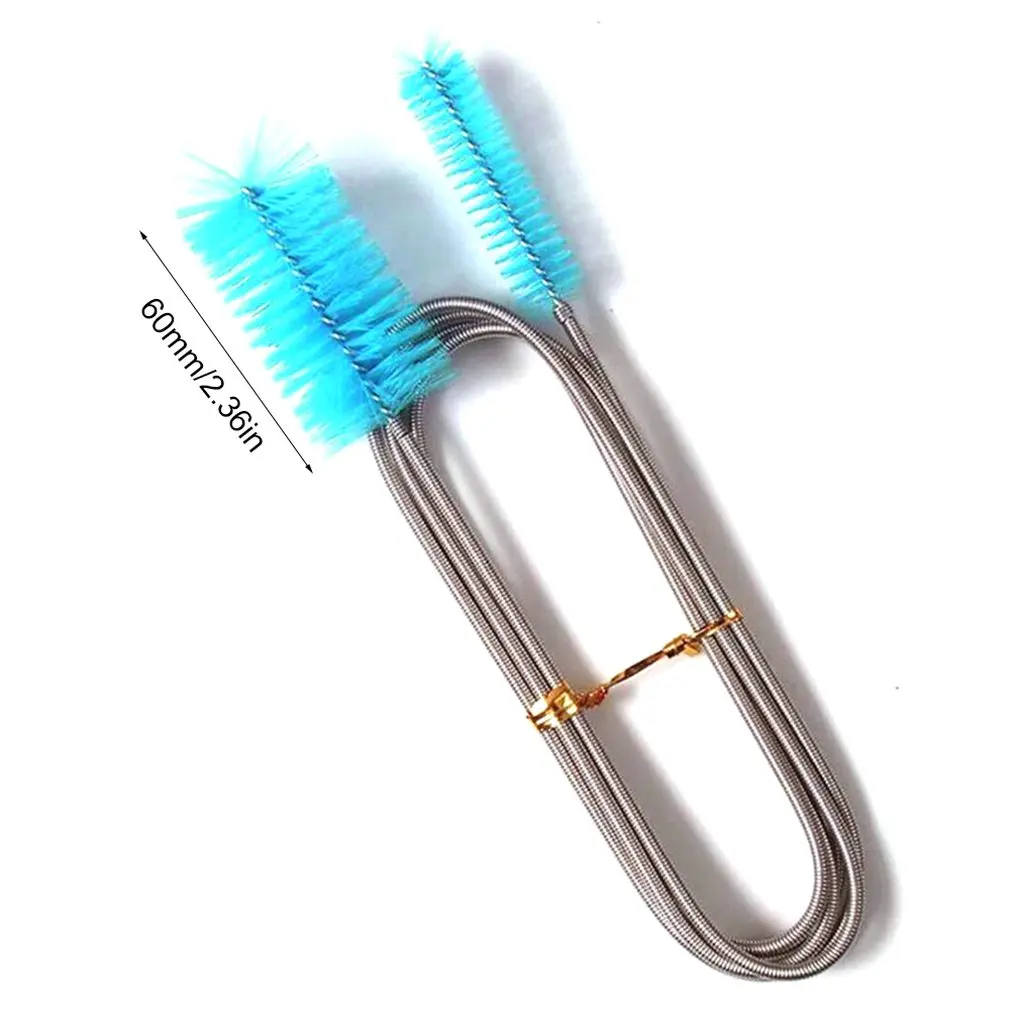 90/155/200cm Pipe Cleaning Brush Air Tube Flexible Double Ended Hose Aquarium Accessories Tank Cleaner Water Filter Nylon