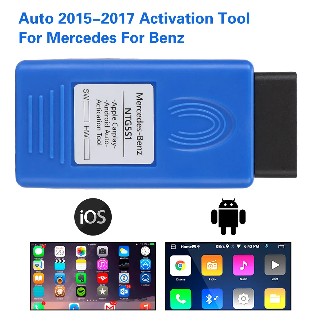 Car Diagnostic Tools Activation For Mercedes Benz W176 W246 W213 W117 W156 W166 W292 W218 NTG5 S1 Auto OBD2 Activator Carplay