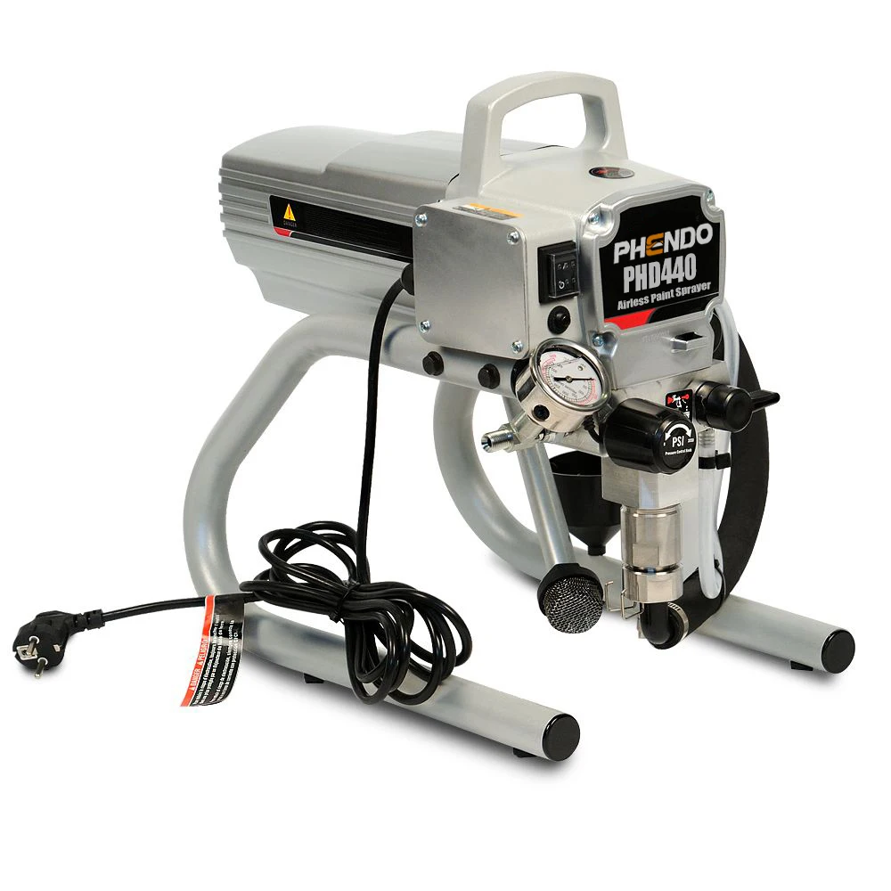 PHENDO Professional Airless Spraying Machine with Brushless Motor Spray Gun 900W 2.2L Airless Paint Sprayer 440 Painting Machine