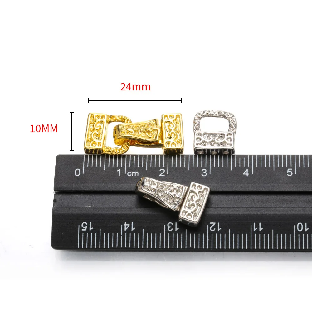 1 pcs Multi Row carved magnetic clasp bracelet Lock Necklace Findings For Jewelry Making connectors Spacer DIY Accessories