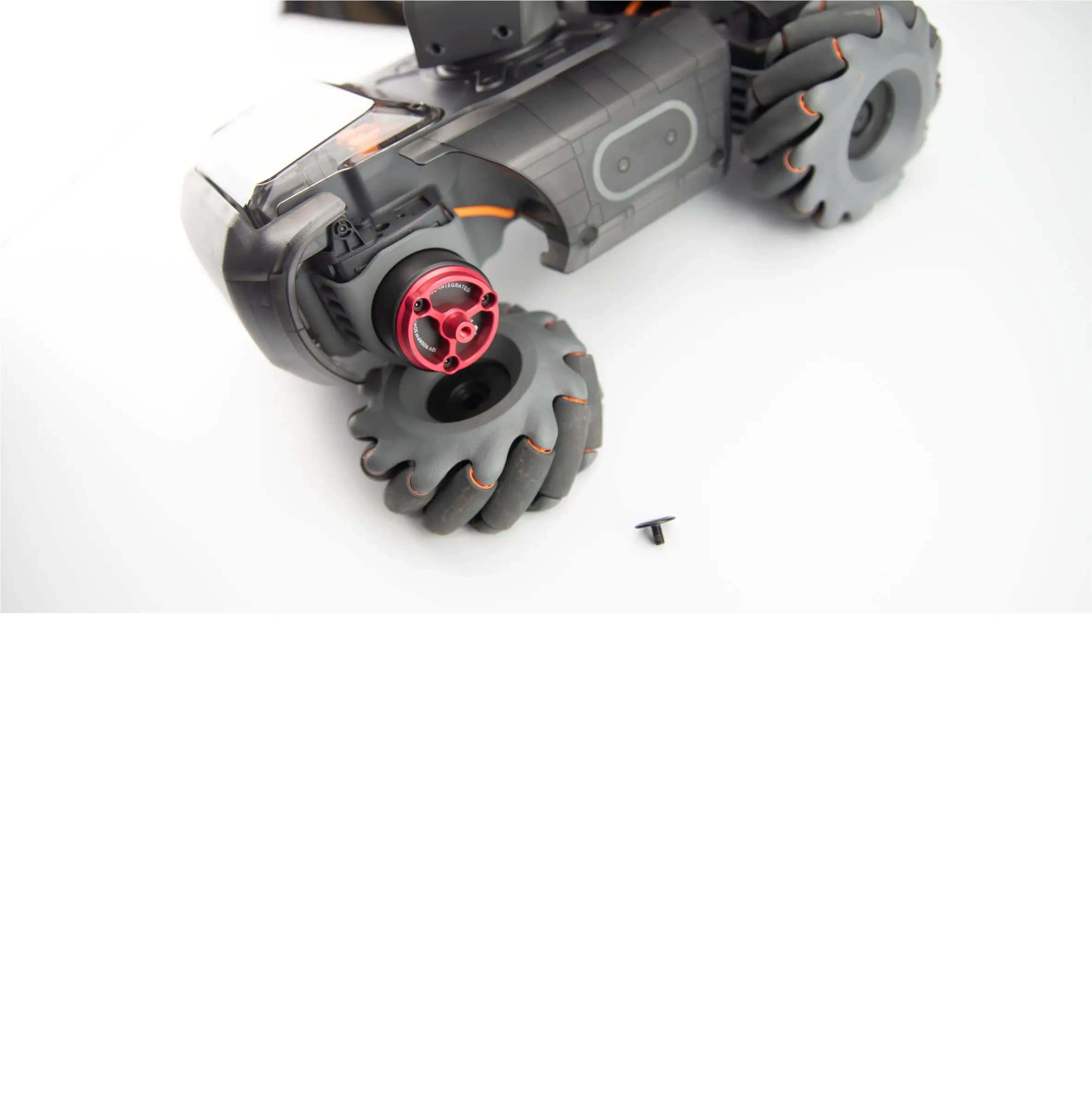 Robomaster S1 มั่นคง CNC อลูมิเนียมล้อสำหรับ DJI Mech Robomaster สีแดงน้ำหนักเบาล้ออะแดปเตอร์อุปกรณ์เสริมหุ่นยนต์