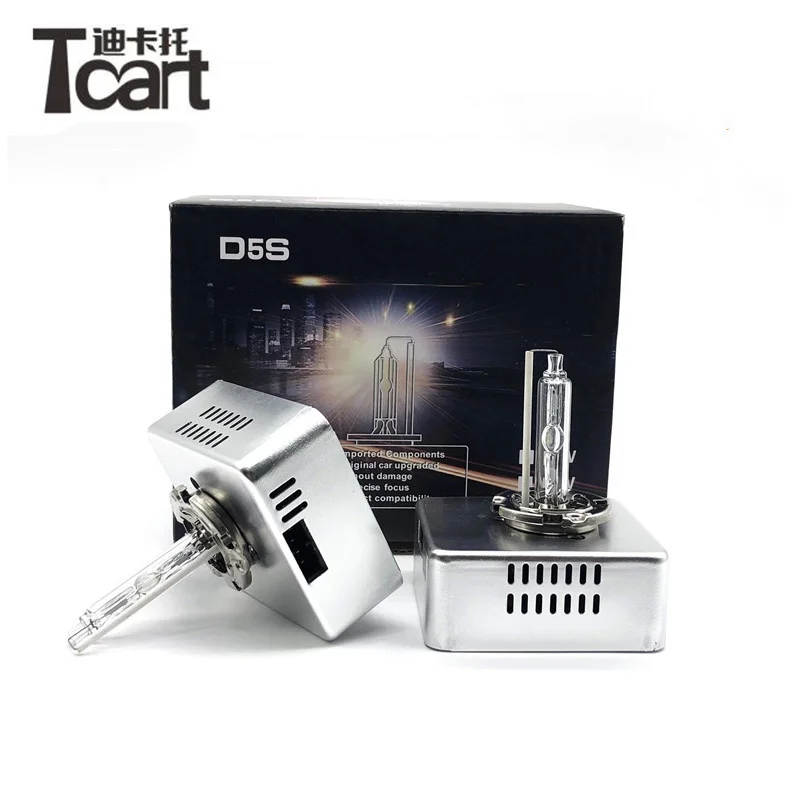 Tcart newest auto D5S car xenon bulbs with ballast 55w 12V HID 4300K 6000K 5000K replacement bulb for KIA K3 Accessories