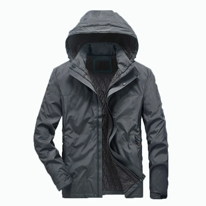 

Men Fleece Velvet New Tactical Jacket Men's Winter Windbreaker Warm Jacket Coats Male Plus Size Casual Hooded Bomber Jacket