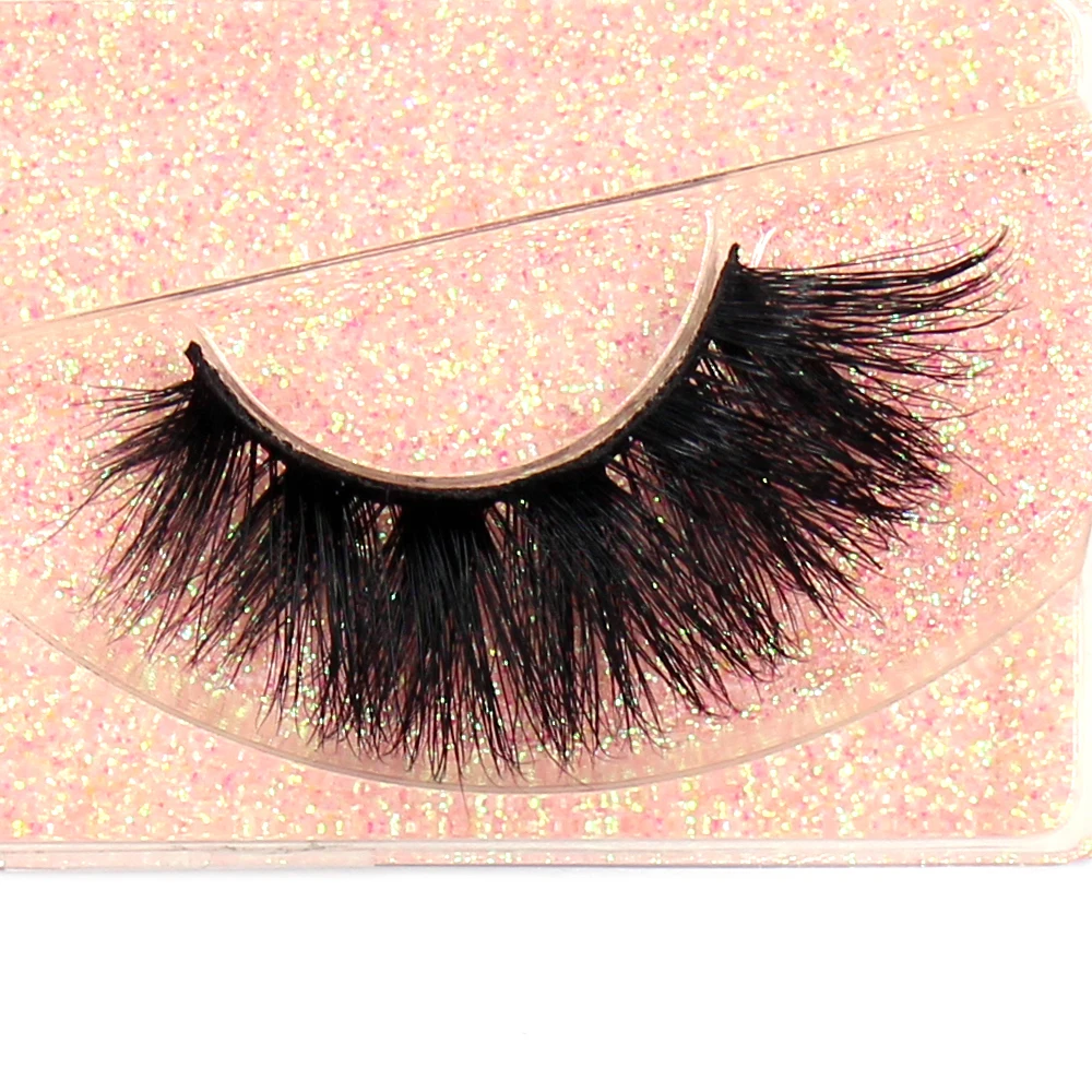 FOXESJI 3D ขนตาปลอม Mink Lashes หลายระดับหนาหนาสูง Volume Mink ขนตาปลอมขนตาน้ำหนักเบา Faux Cils K16