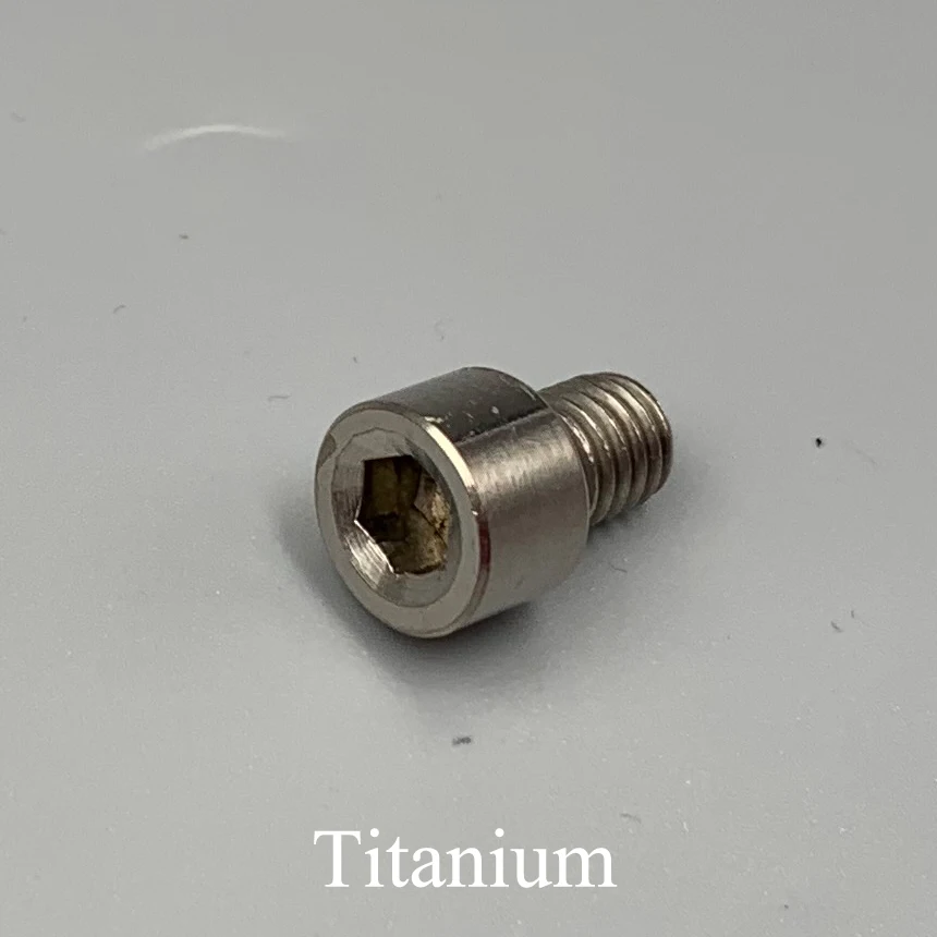 M8 M10 OD 95mm 100mm 105mm 110mm 115mm 120mm Length TA2 Titanium Cap Allen Head Screw Inner Hex Hexagonal Socket Bolt