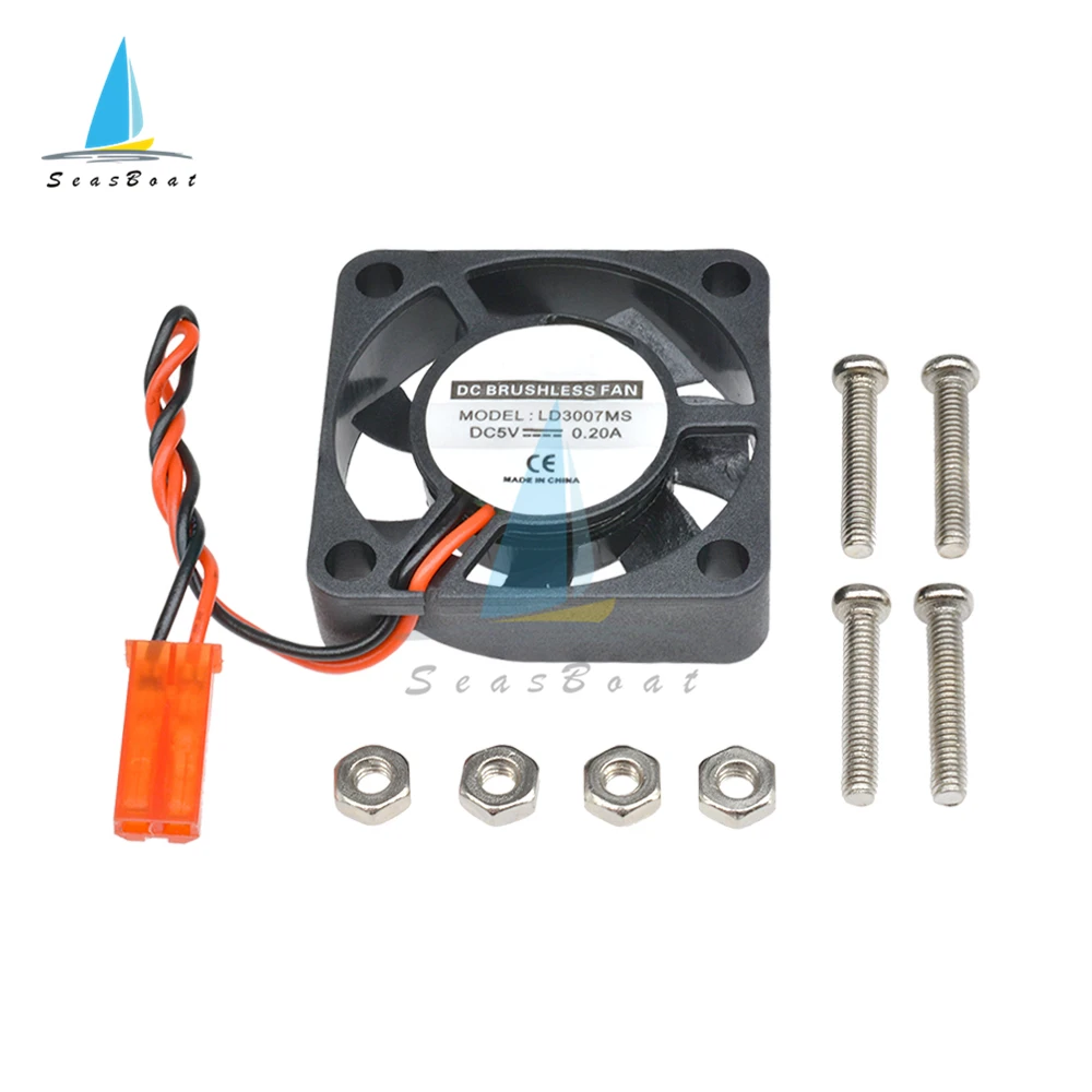 Mini Brushless Fan DC 5V 0.2A 30X30X7mm Computer PC CPU Case Cooling Fan 2PIN Cooler Fans