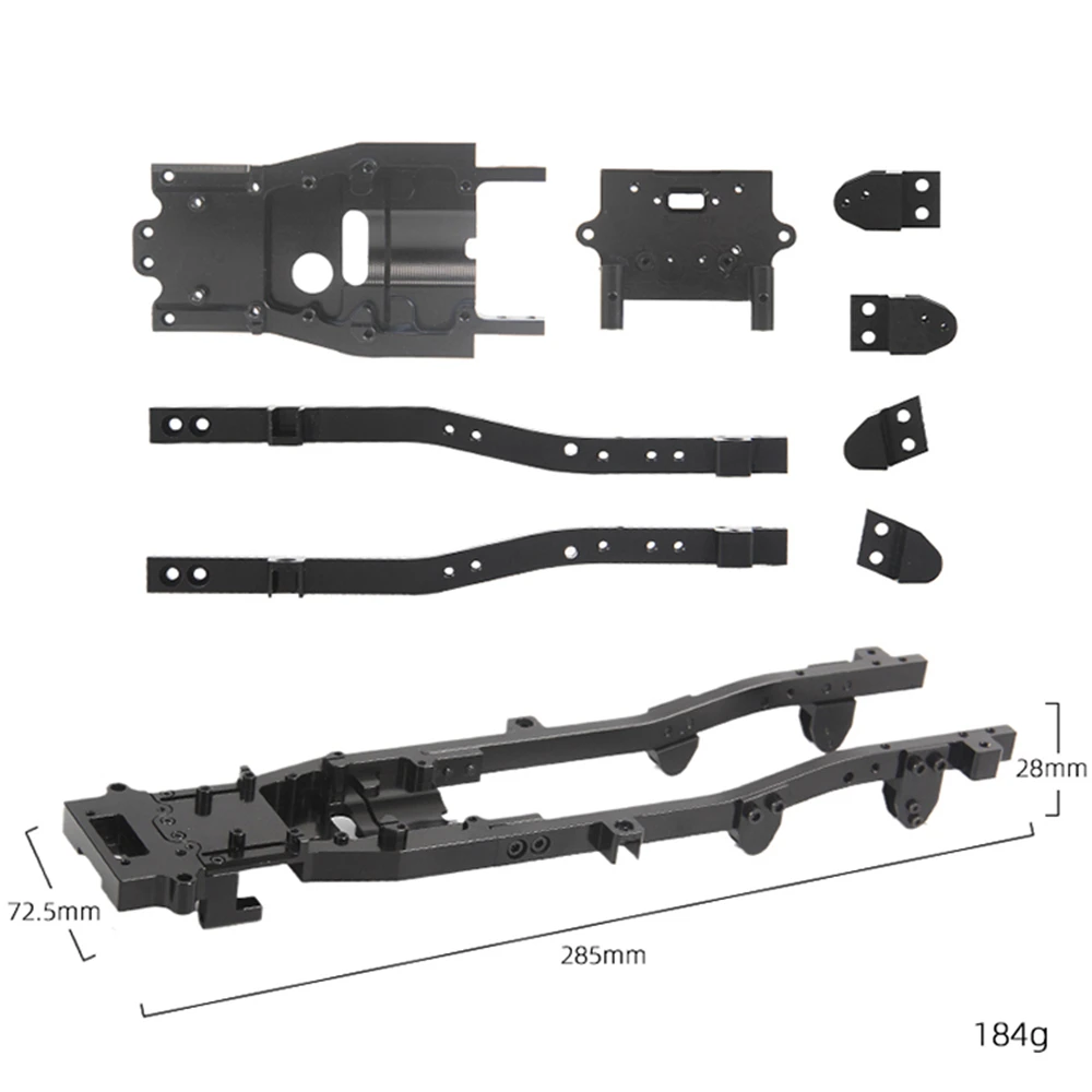 

R671 Full Metal Chassis Kit for RBR/C WPL D12 1/10 Flat Drift RC Car