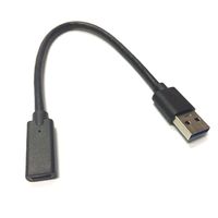 2PCS/LOT USB 3.1 Type C Male to USB 3.1 Type C Female Extension Data Cable 20CM