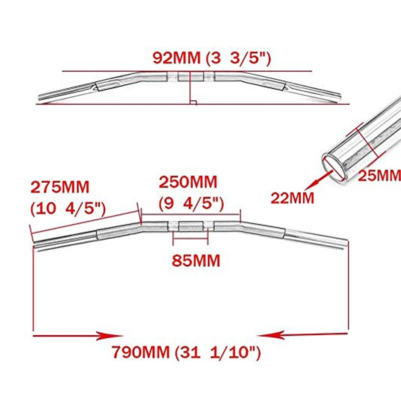 Retro Zero Drag Bar Curved Dimpled for Harley Sportster XL 1200 Iron 883 48 72 Roadster Nightster 1\