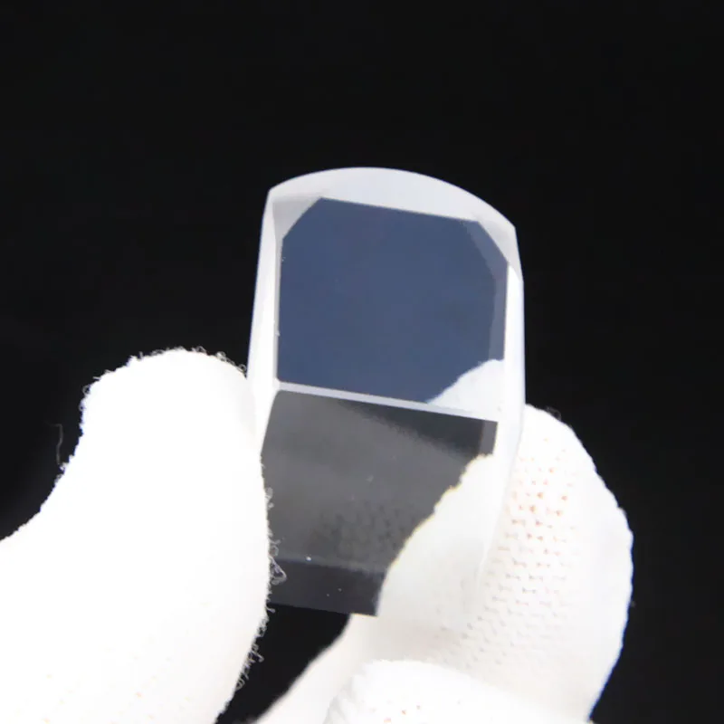 Customized Half Pentaprism Optical Coating Processing Glass Lens Processing Prism Black on One Side