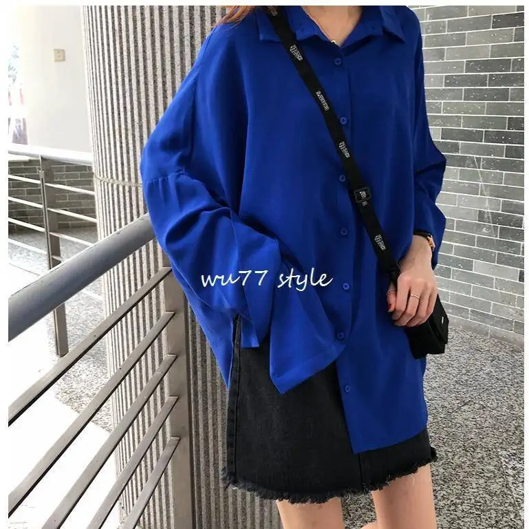 Blouse Women Spring Shirt Women\'s Loose Long Sleeve Chiffon Shirt Spring Blusas Mujer De Moda