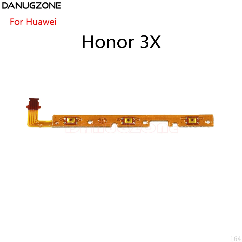 Power Button Switch Volume Button Mute On / Off Flex Cable For Huawei Honor 3C 3X