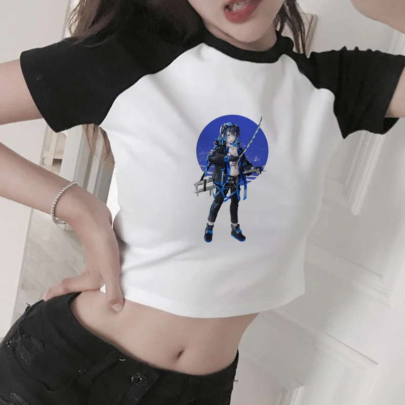 New Japanese Anime Demon Slayer T Shirt Women Ulzzang Harajuku Shirt 90s Cartoon Graphic Kimetsu No Yaiba Kawaii T-shirt Female