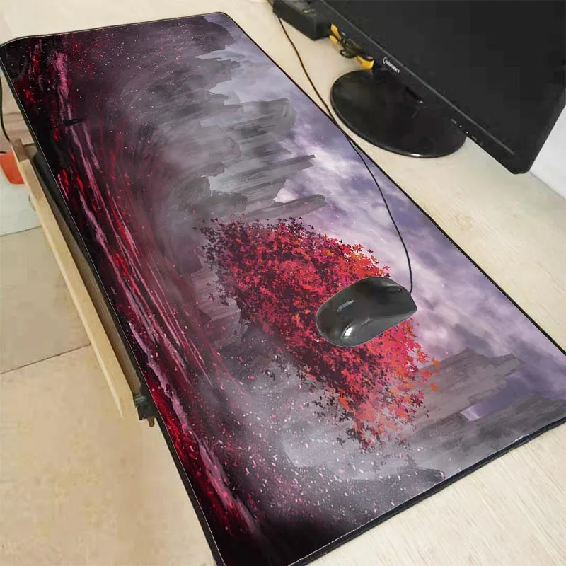 

MRGBEST Fantasy Landscape Computer Mouse Pad Gaming Large Gamer XXL Mause Carpet PC Desk Mat Keyboard