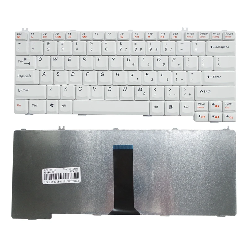 

US white New English Replace laptop keyboard For Lenovo C466L C466 E41 C466M C461M C466A C467A C465M C465A