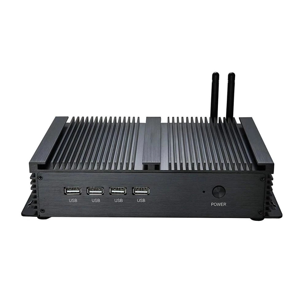 Imagem -02 - Mini pc Fanless Windows7 10 Intel Core i5 3317u Lans Rs232 com Computador Industrial Áspero 300m Wifi Hdmi Mais Vga Usb Htpc