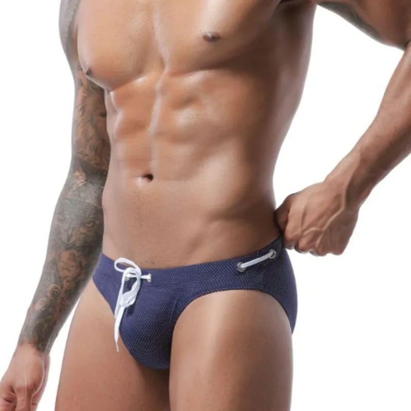 

Sexy Swim Wear Men Swimsuit Briefs Gay Mens Swimwear Bikini Swimming Suit Sunga For Male Beach Board Surf Bathing Shorts