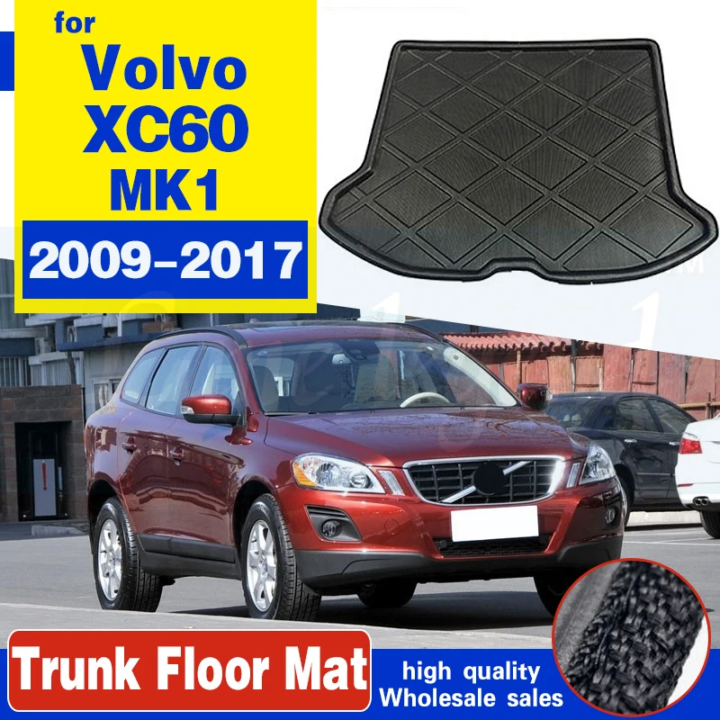 

Подходит для Volvo XC60 2009-2017 коврик для багажника, подкладка для багажника, напольный ковер, протектор 2010 2011 2012 2013 2014 2015 2016