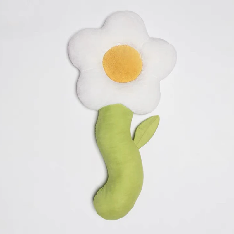 Gevulde Little Daisy Ins Bloem Kussen Girly Room Decor Kussen Erker Witte Bloem Instelling Voor Kids Slaapkamer Seat Kussen