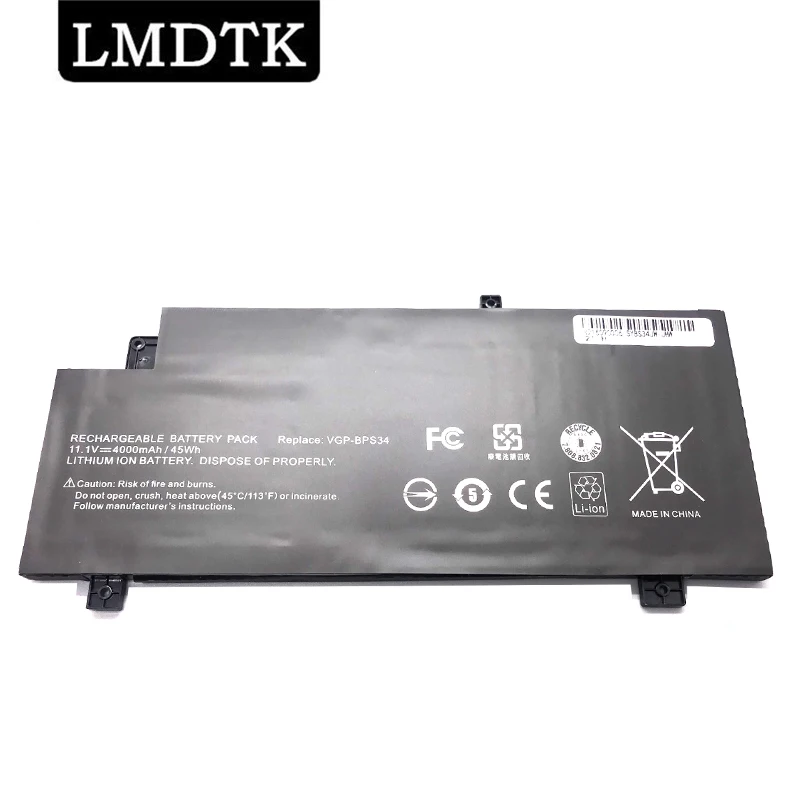 

LMDTK New VGP-BPS34 Laptop Battery For Sony Fit 15 SVF15A SVF14A Series SVF15A1ACXB SVF15A1AC XS SVF14A SVF14AC1QU